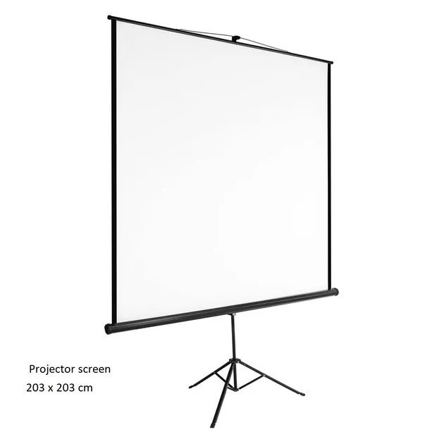 Cadre Projecteur De Film Vintage 24x24 - Bois Marron - Déco Cinéma - Prêt à Accrocher
