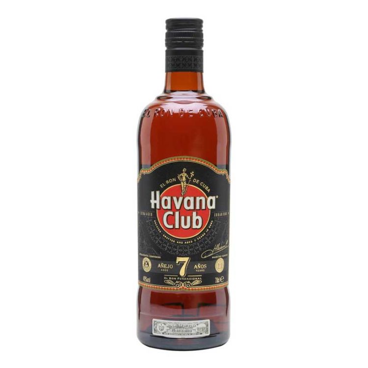 Rhum Rum 7 Ans - Havana Club - 40% Alc - 70 Cl Glotelho