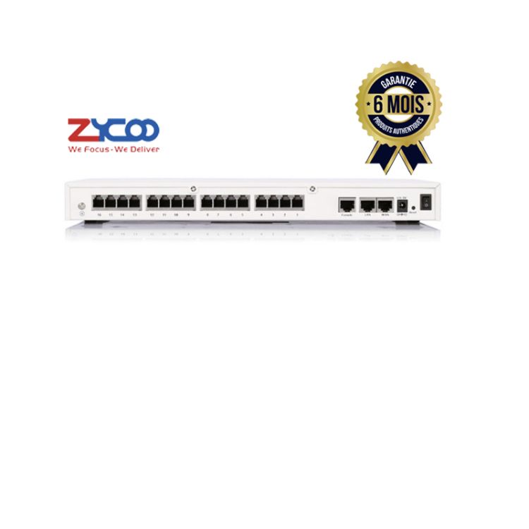Boîtier d'extension Zycoo CooVox EXS16S 16 FXS - (Prix en fcfa) | Glotelho Cameroun