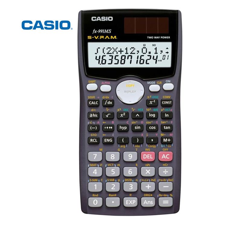 Calculatrice scientifique - Casio - FX-991MS - 401 fonctions - Bleu-Noir | Glotelho Cameroun