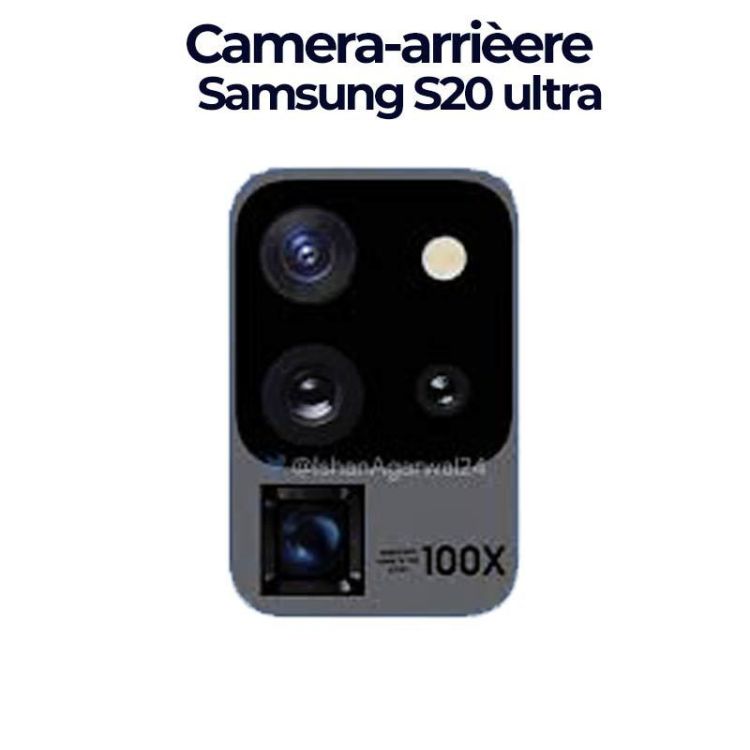 Pièce de  rechange d'origine caméra - arriere samsung S20 ultra|Glotelho