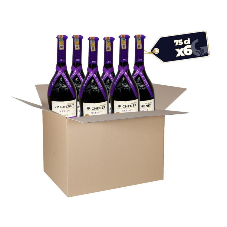 Carton de 6 Bouteilles de JP CHENET Merlot - 75cl | Glotelho Cameroun