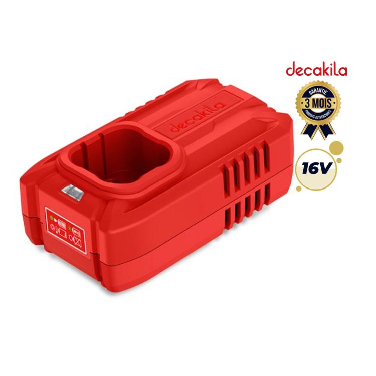 Chargeur de batterie - DECAKILA - HEDC006B - 16 V 1,3 A - 120 V ~ 50/60 Hz  - Câble 110 cm