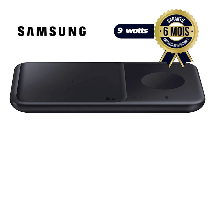 SAMSUNG Wireless Duo Charger - EP-P4300TBEGGB - Black - (Price in fcfa) | Glotelho Cameroon