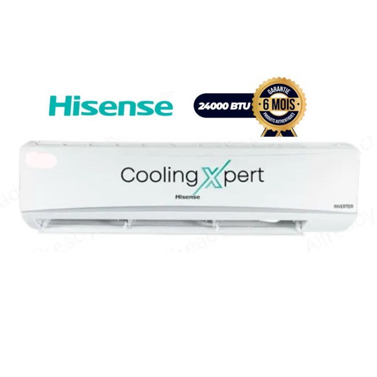 Wall-mounted split air conditioner - Hisense AS-24TR4 - Inverter - 3 HP (24000 BTU) - R410 gas - 220-240V - 6 month warranty