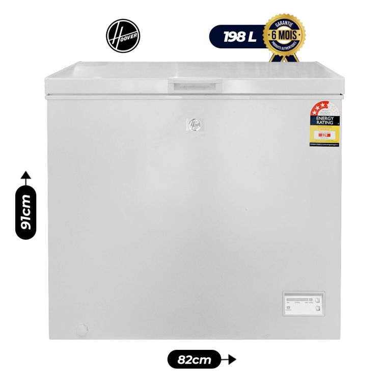 Chest Freezer - HOOVER - 198 L Cameroon price in fcfa at Glotelho