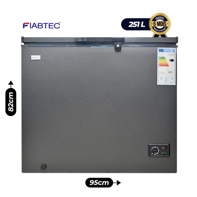 Congélateur coffre - Turbo Freez - Fiabtec - FTCFW-365 - 251L -  (A+) | Glotelho Cameroun