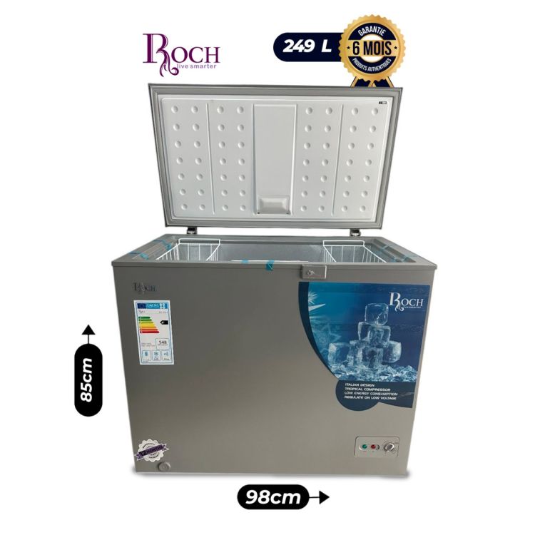 Congélateur coffre Roch – RCF‑310‑A au prix Cameroun