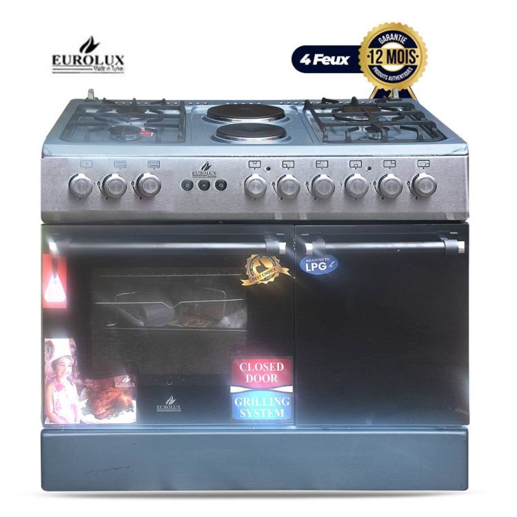 Cuisinière 4 feux-  EUROLUX 