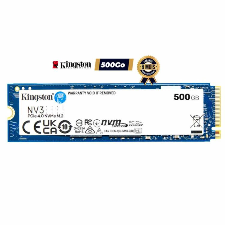 Disque dur interne SSD - Kingston NV3 au prix Cameroun