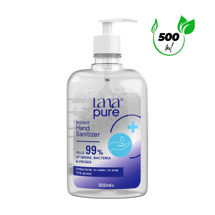 Gel hydroalcoolique - Lanapure - Antiseptique pour les mains - 500 ml