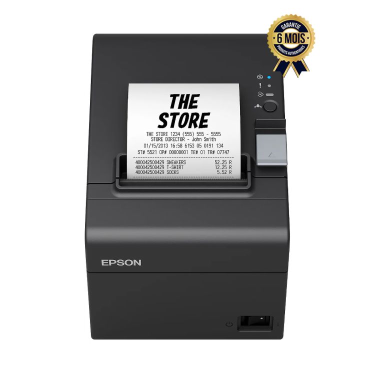 Imprimante Thermique Noir et Blanc prix en fcfa - Epson TM-T20III - 250 mm/s| Glotelho Cameroun
