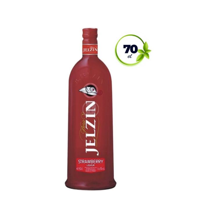 LIQUEUR JELZIN STRAWBERRY - 70 cl - (Prix en fcfa) | Glotelho Cameroun