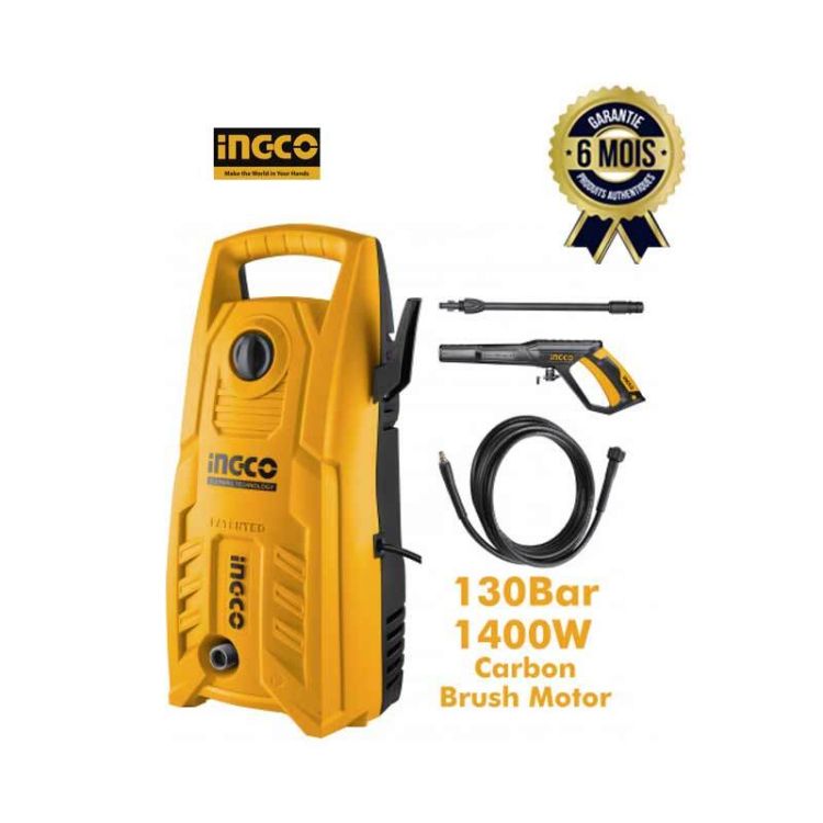 High pressure cleaner - Ingco - 1400W - 130bar- (47000) price in fcfa | Glotelho Cameroon