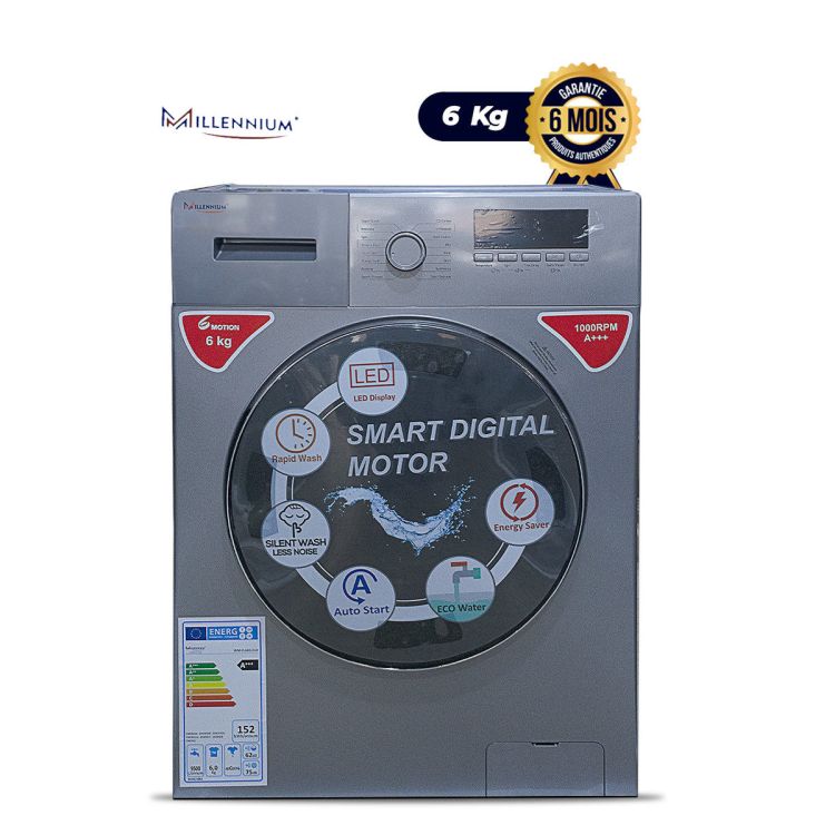 Machine à Laver automatique  MILLENNIUM 6kg en vente au meilleur prix sur Glotelho