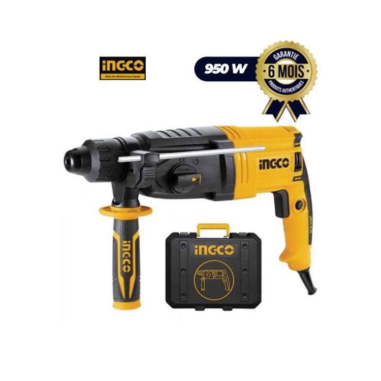 Marteau Perforateur - INGCO RGH9528 - 950W - 06 Mois  - (Prix en fcfa) | Glotelho Cameroun