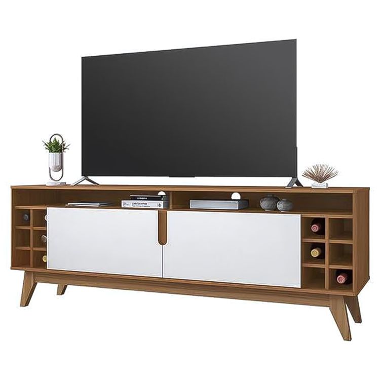 Meuble TV - WINE - 11078126 - Jusqu'à 60 pouces - Cèdre/Blanc | Glotelho Cameroun