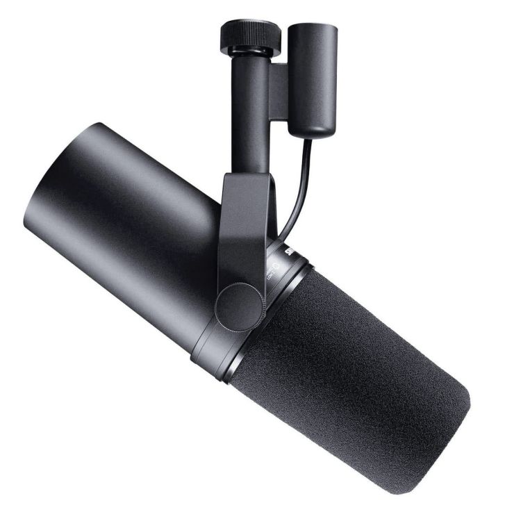 Microphone pour la voix SM7B-Cardioid Studio Microphone-Live Streaming -PC Gaming & Podcast - Noir| Glotelho Cameroun