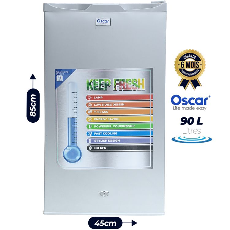Mini réfrigérateur Oscar 90 litres - prix Cameroun