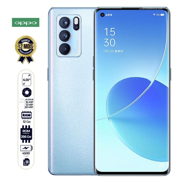 Oppo Reno6 Pro 5G - 256 GB Cameroon price in fcfa at Glotelho