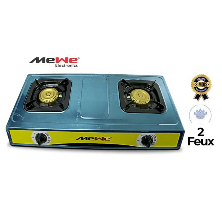 Plaque à Gaz MEWE 2 Feux prix Cameroun