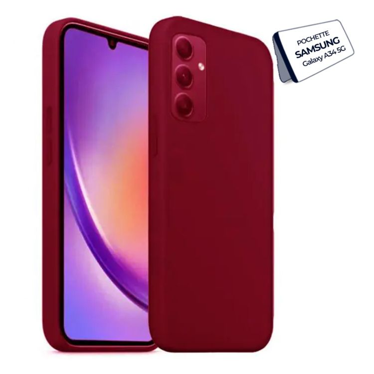 Pochette silicone pour Samsung Galaxy A34 5G |Glotellho  Cameroun
