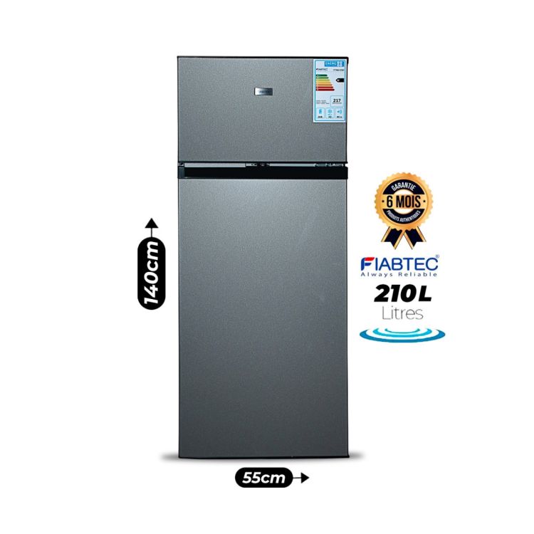 FIABTEC Refrigerator -FTTMS-375DF - 210L | Glotelho Cameroon