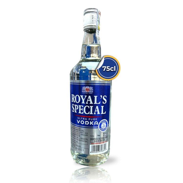 Royal's Special Ultra Pure Vodka – 75cl – 42.8% Vol