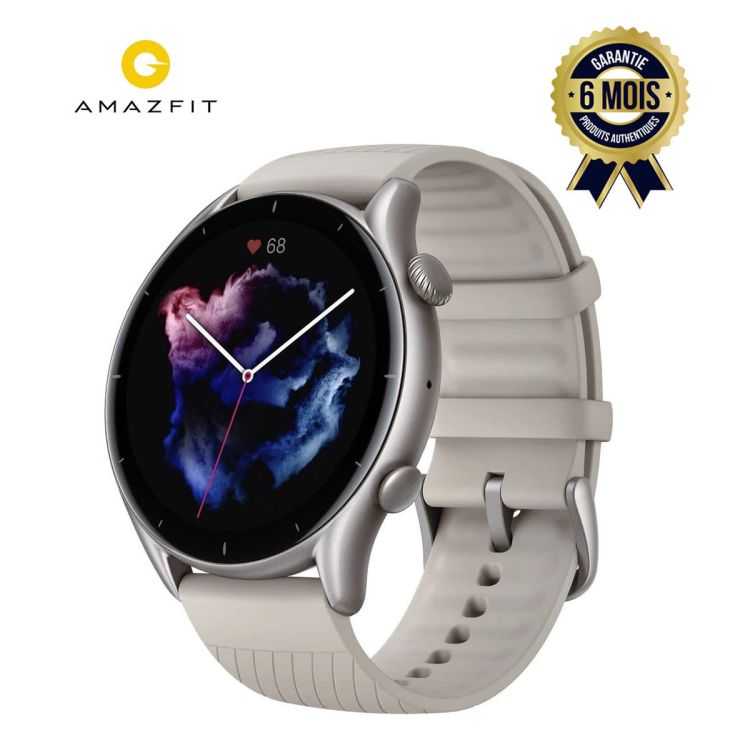 Smartwatch Amazfit GTR 3 - 1.39 inch - 21 Days battery life - 450 mAh - 5ATM - Android and IOS compatible