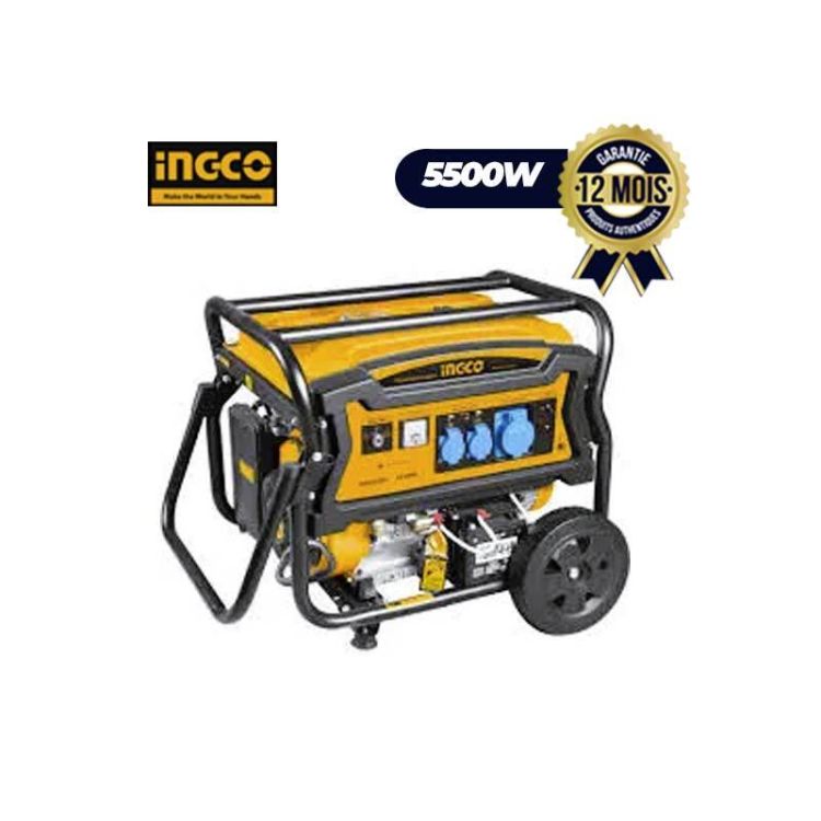 Générateur à essence INGCO GE55003 - 5500W - Garantie 12 Mois - (423500) | Glotelho Cameroun
