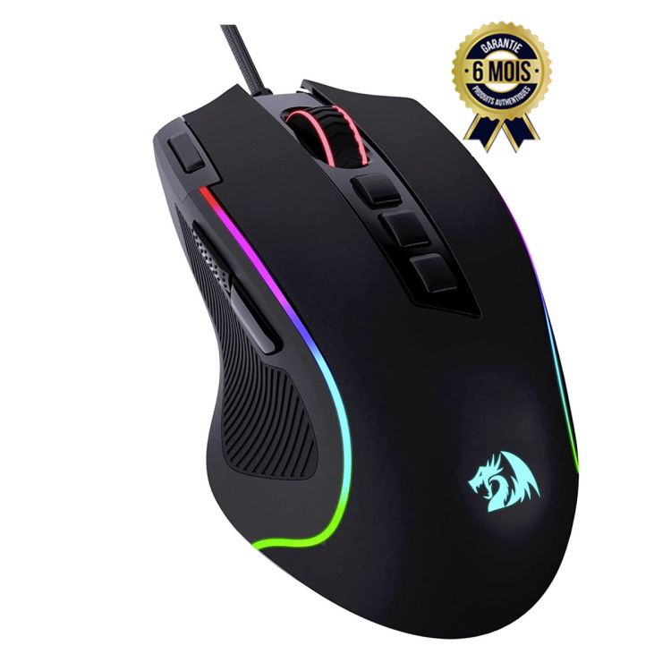 Souris filaire gaming Redragon, Predator  DPI 11 boutons programmables  500  | Glotelho Cameroun