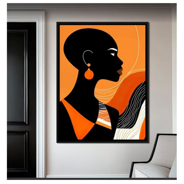 Tableau décoratif - Pofal - Audacieux en ambre au prix Cameroun