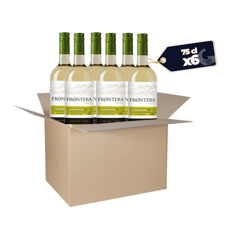 White Wine Frontera Sauvignon - 75 cl - Box of 6 bottles| Glotelho Cameroon
