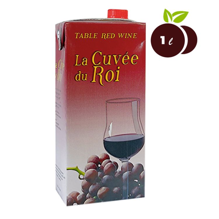 Vin Rouge - Cuvée du Roi - Brique 1L - 12%vol