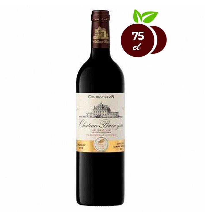 Vin Rouge Château Barreyres - Haut Médoc Cruc Bourgeois - 75CL