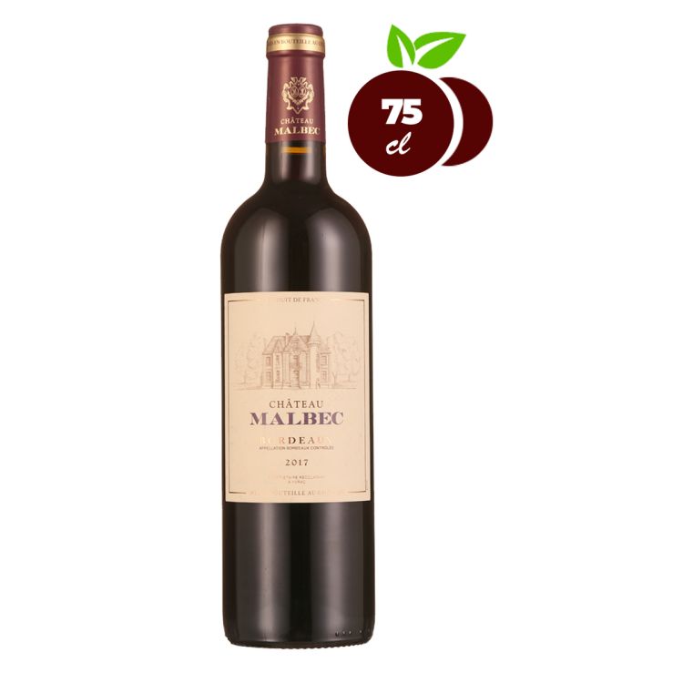 Vin Rouge Chateau Malbec - Bordeaux 75CL | Glotelho Cameroun