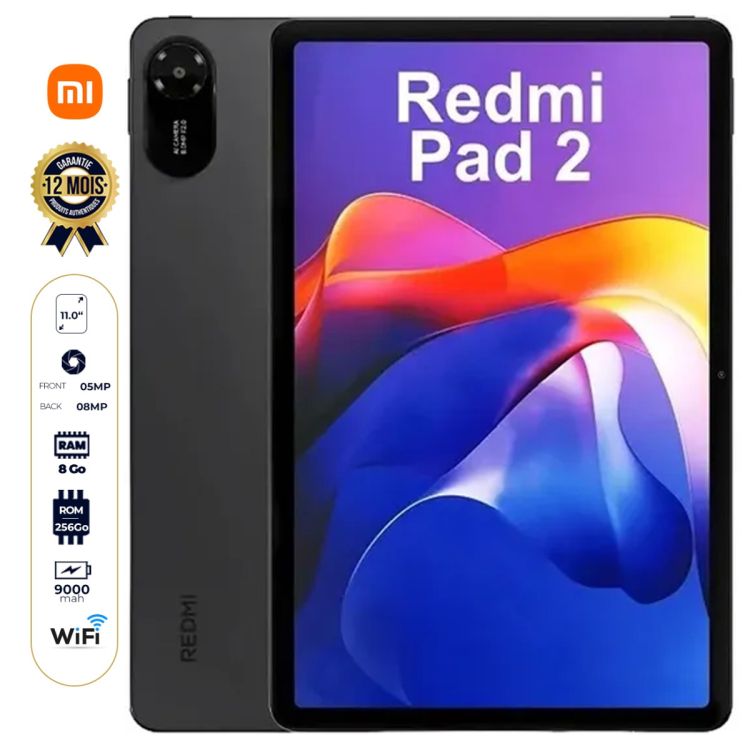 Xiaomi Redmi Pad 2 Wi-Fi avec 256 Go sur glotelho