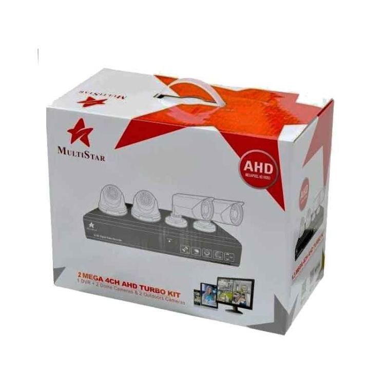 Kit de 8 Caméras Multistar + Enregisteur