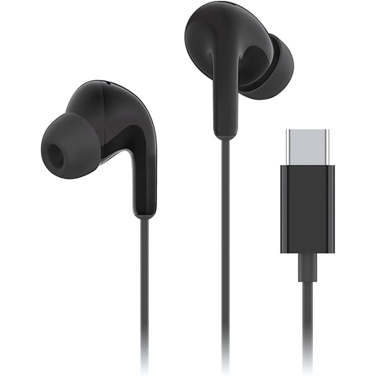Écouteurs Filaires Xiaomi Type-C – Connexion USB-C Plug-and-Play – Microphone HD – Étanchéité IP54 – Son Hi-Fi 12.4mm – Noir