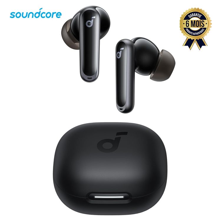 Écouteurs sans fil Anker Soundcore P40i, noirs, ANC adaptative, 60 h d'autonomie, garantie 6 mois, prix Cameroun. 