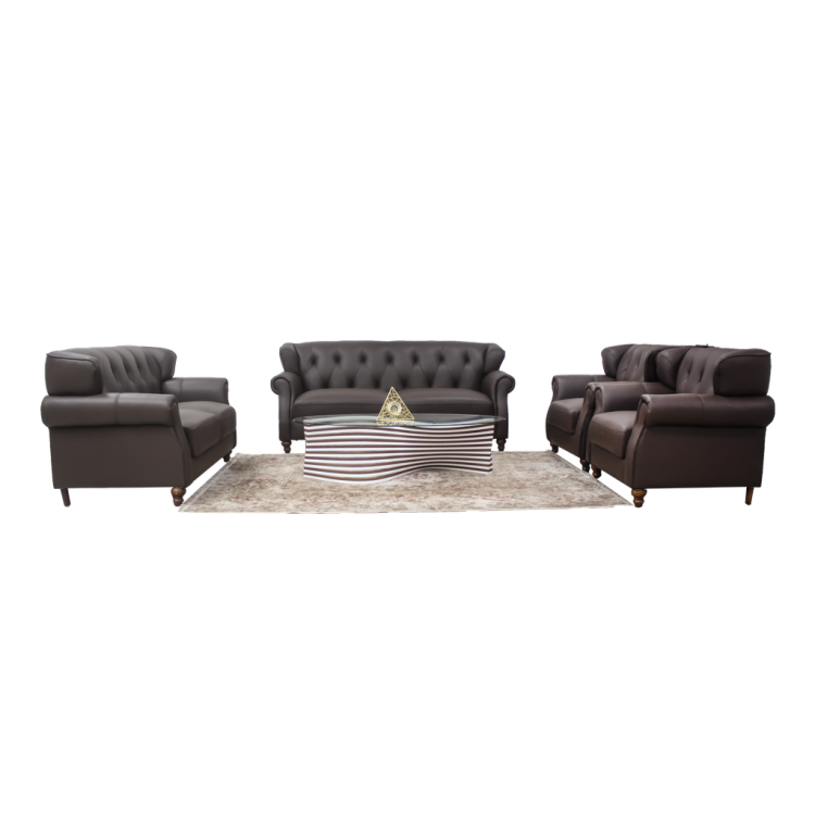 Salon -  LONDON - 7 Places -  Marron| Glotelho Cameroun