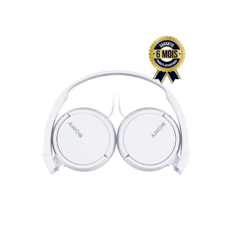 Casque filaire Sony MDR ZX110AP - Supra-auriculaire - Avec télécommande et micro pour smartphones Android - 6 Mois - (25000) | Glotelho Cameroun