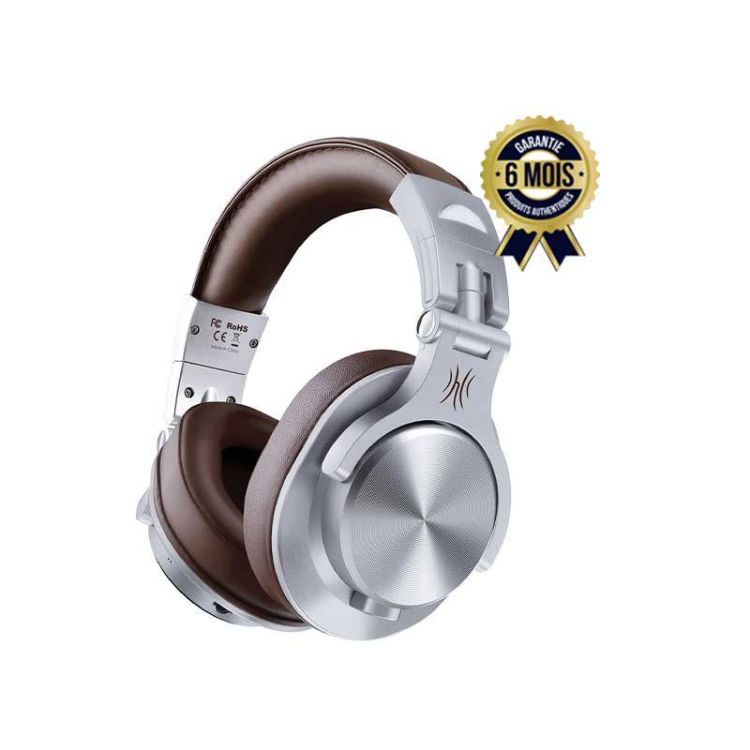 Casque sans fil OneOdio  A70 Fusion - Bluetooth - Avec prise jack 6.35 mm, 3.5 mm - 6 Mois - (370005) | Glotelho Cameroun