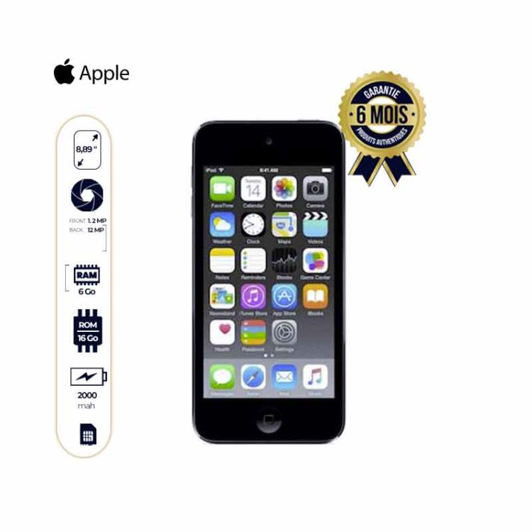 Lecteur MP4 - Apple ipod touch à petit peix - 16Go - 6é génération - Noir - Garantie 6 Mois | Glotelho Cameroun