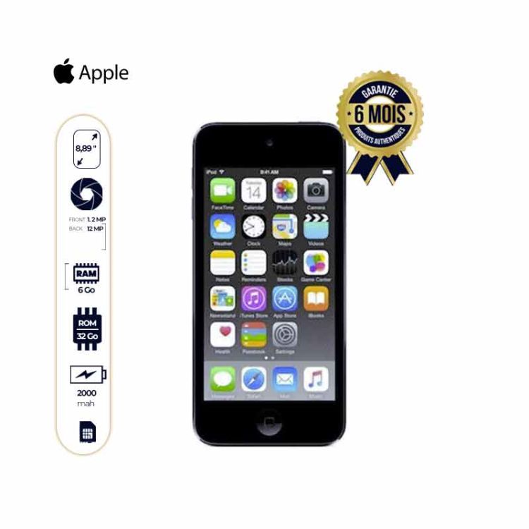 Apple ipod touch 6th generation - 32Go -6 Mois-Noir|GlotelhoCameroun