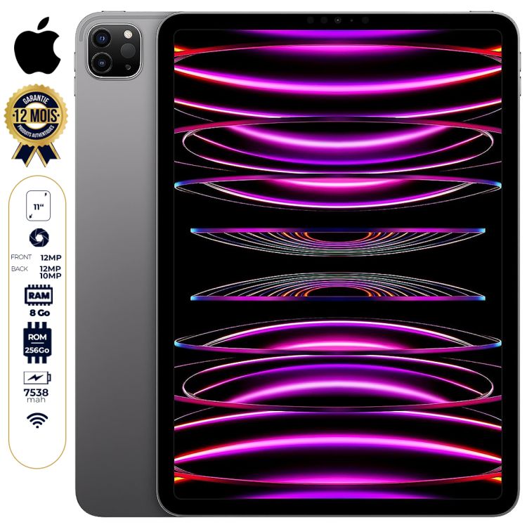 Apple iPad Pro (2022) - 256 GB - 8 GB RAM - 11'' - wifi - 4th generation - price Cameroon