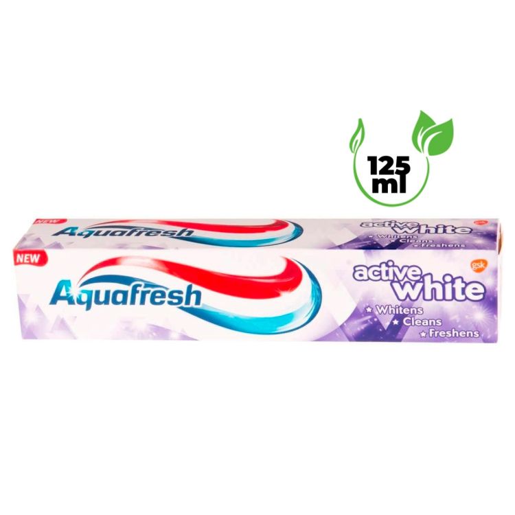 Aquafresh Active White 125ml - Dentifrice Blanchissant