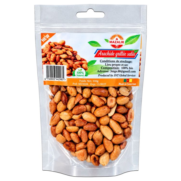 Arachides Grillees Mazalik 100G