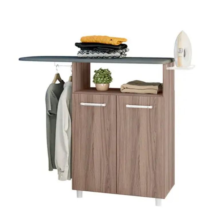 Linen cupboard with ironing board - MELISSA au prix Cameroun