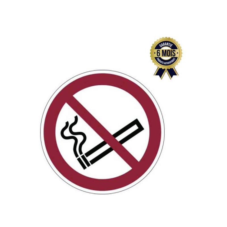 Pictogramme adhésif de signalisation - Défense de fumer - Garantie 6 Mois 